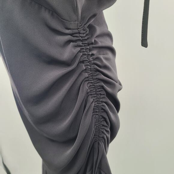 Rodarte X Universal Standard Asymmetrical Dress Size 2XS Black Evening Cocktail - Picture 5 of 16